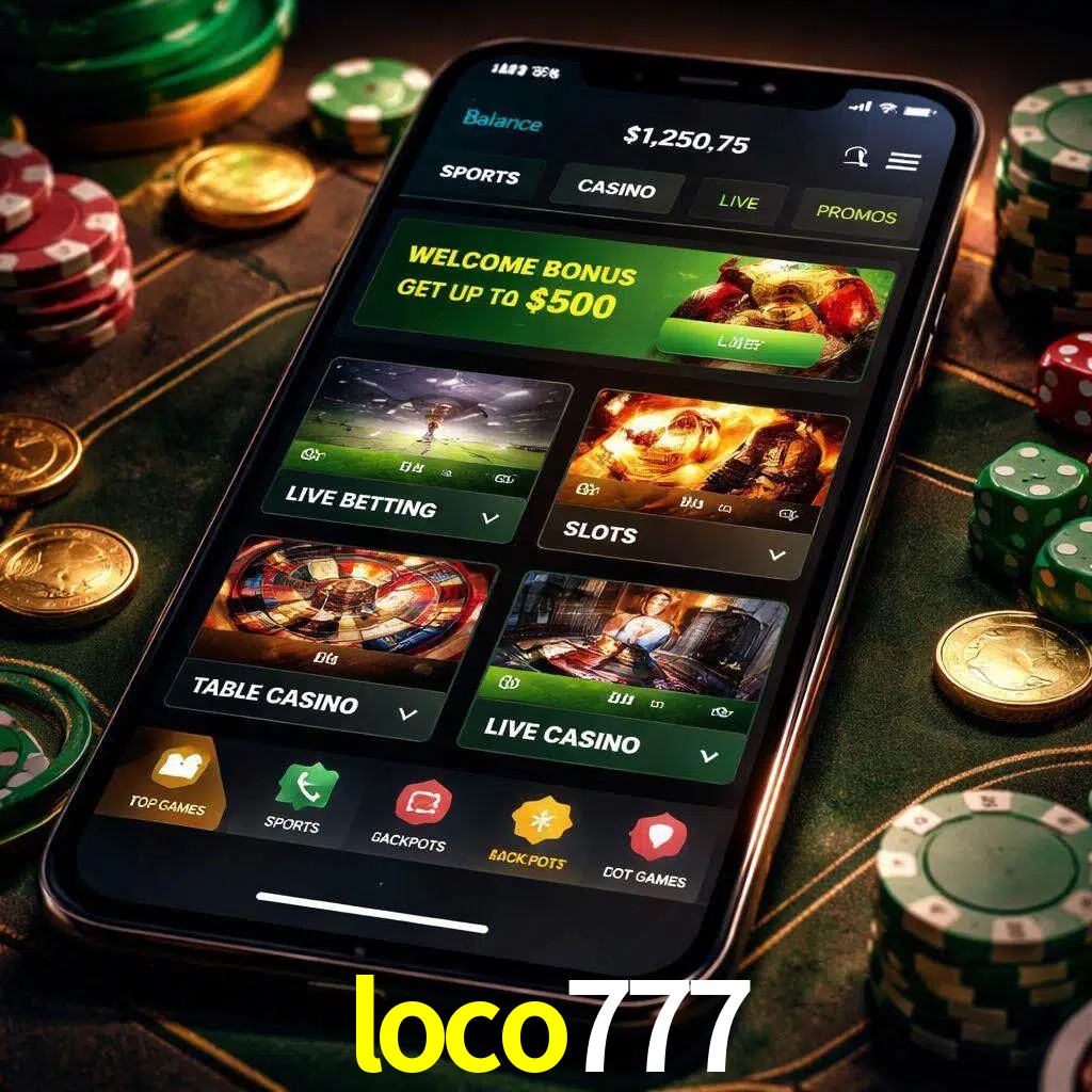 Diseño de juegos móviles loco777 para usuarios en México